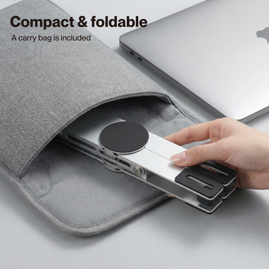 Portable Laptop Stand 360 Rotating Bracket Foldable Aluminum Desk Riser