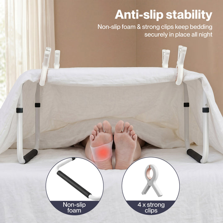 Bed Blanket Lifter for Feet Knee Ankle Cradle 66-86cm Adjustable Height