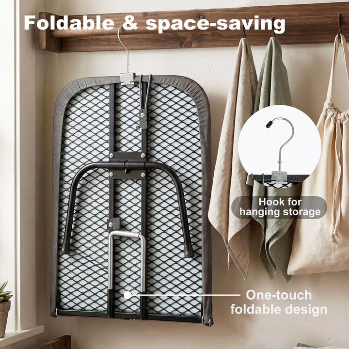 Metal Table Ironing Board Folding Heat Resistant Cover 100% Cotton Pad