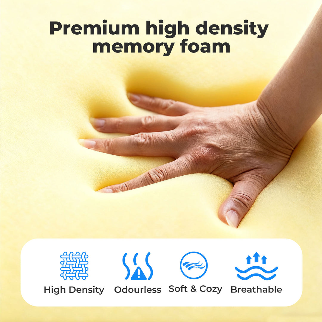 Ergonomic Memory Foam Cervical Pillow Neck Shoulder Pain Relief Washable