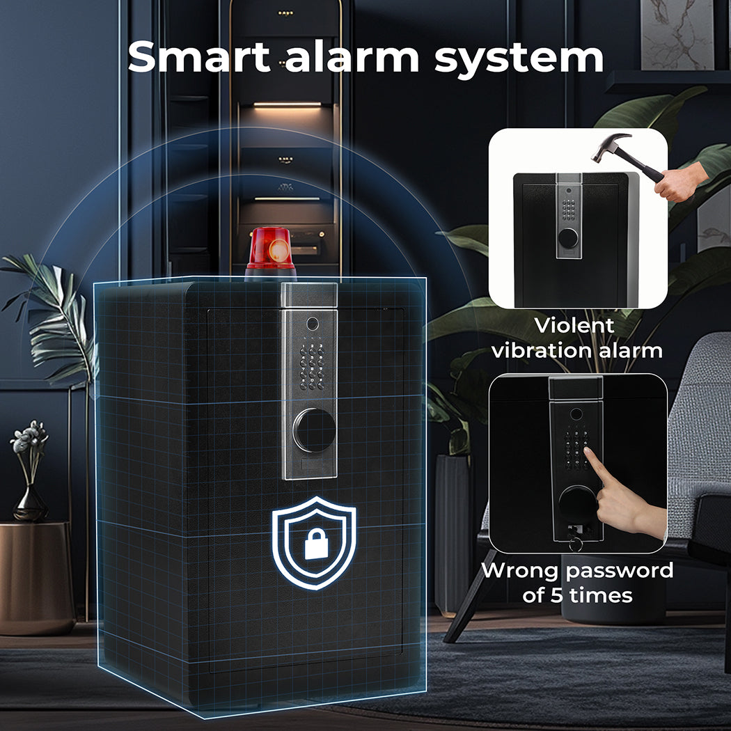 Digital Security Safe Box Key Lock Money Safe Box Home Office Waterproof 34.5L