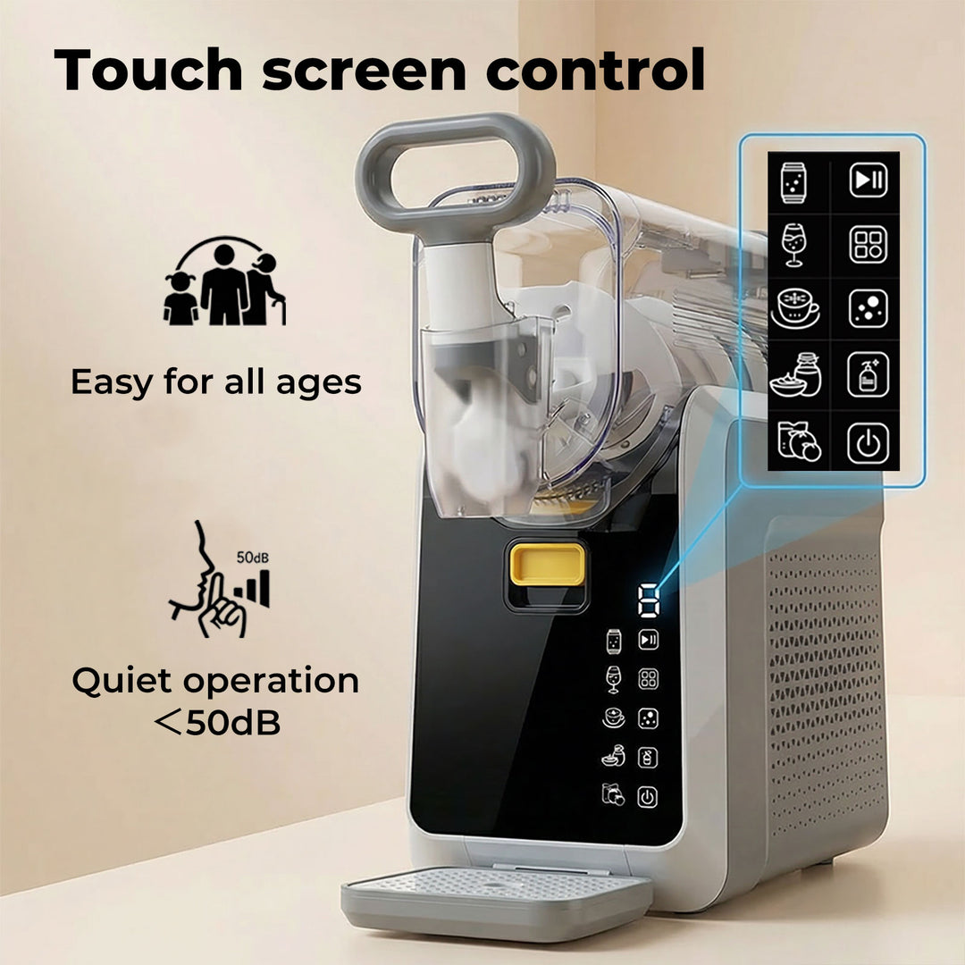 2L Home Slush Machine Rapid Chill Self-Cleaning  5 Presets Drink Maker