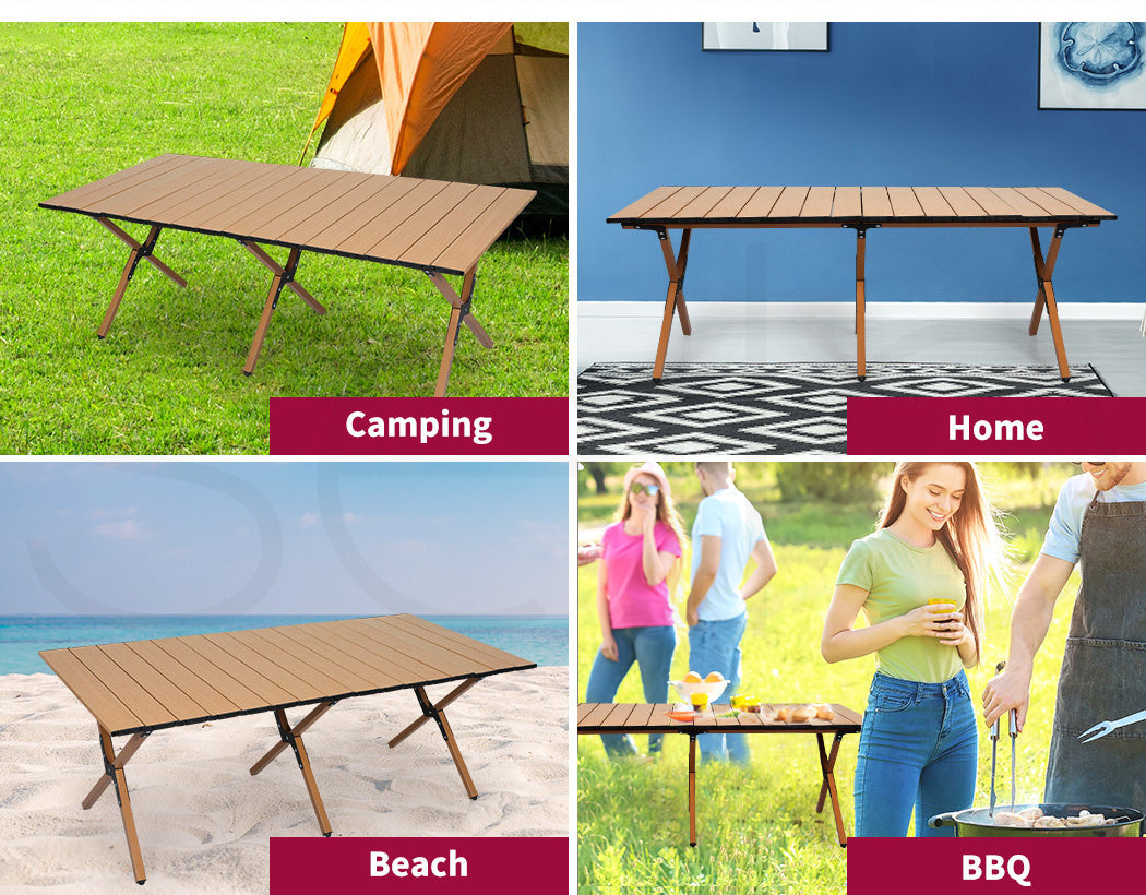 Levede Folding Camping Table - Portable and Foldable Design - Levede