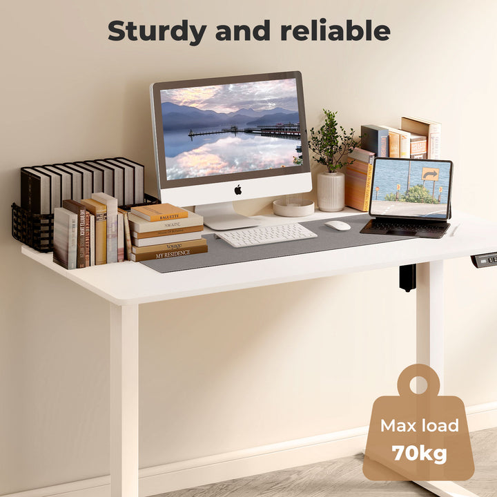 Electric Standing Desk Height Adjustable Gaming Desk Home Office 120cm