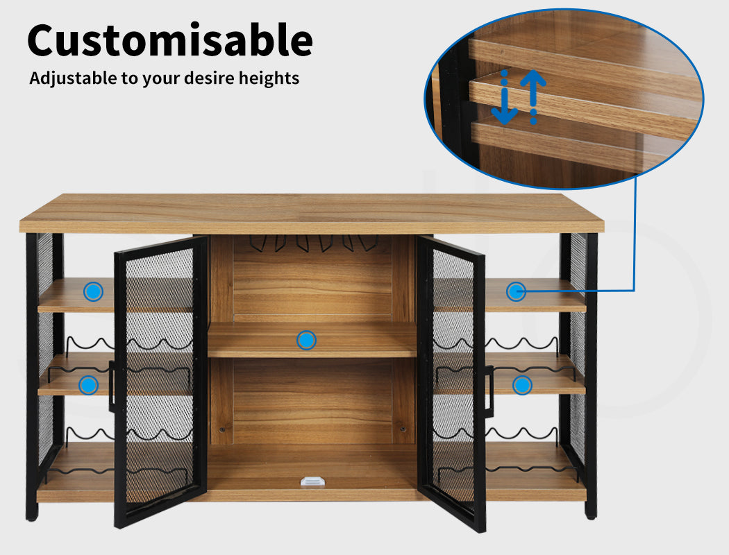 Levede Bar Cabinet Buffet Sideboard - Levede