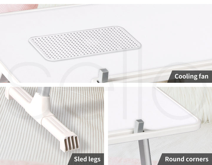 Levede Laptop Desk Computer Stand Table with Fan Tray - Levede