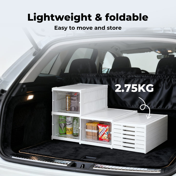 Shoe Box Foldable Home Shoe Shelf Ventilated Storage Organizer 6 Pcs