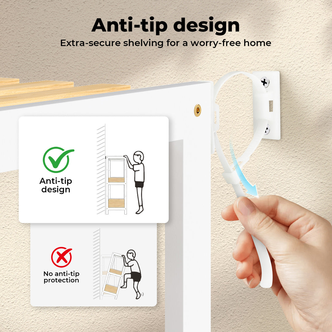 Bamboo Storage Rack Natural Shelf Shoe Organiser Home Decor