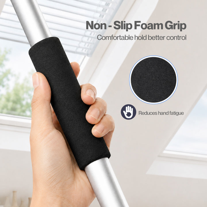 Roof Window Pole 1.1-2m Skylight Rooflight Opener Aluminium Black