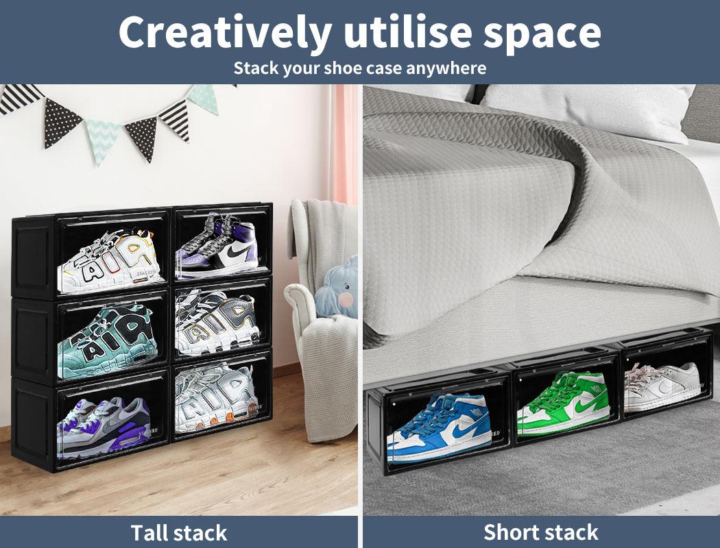 Magnetic Sneaker Display Case - Black