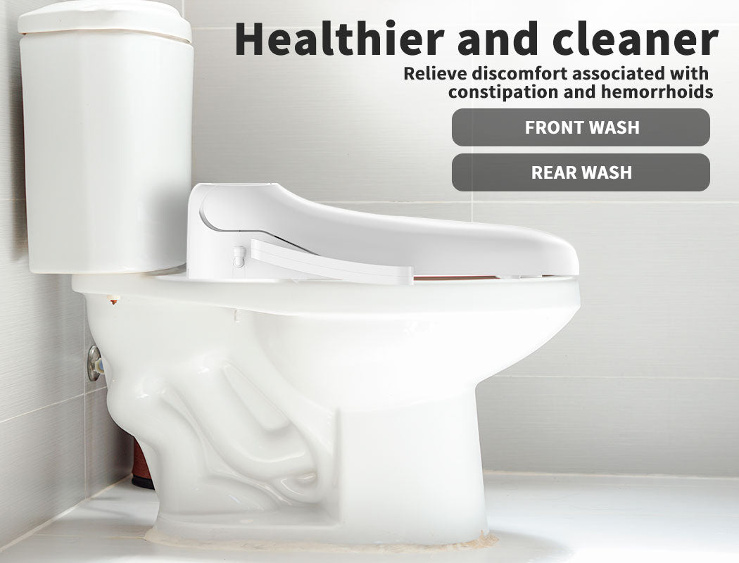 Electric Bidet Toilet Seat Cover Bathroom Washlet Spray Water Auto Smart Wash