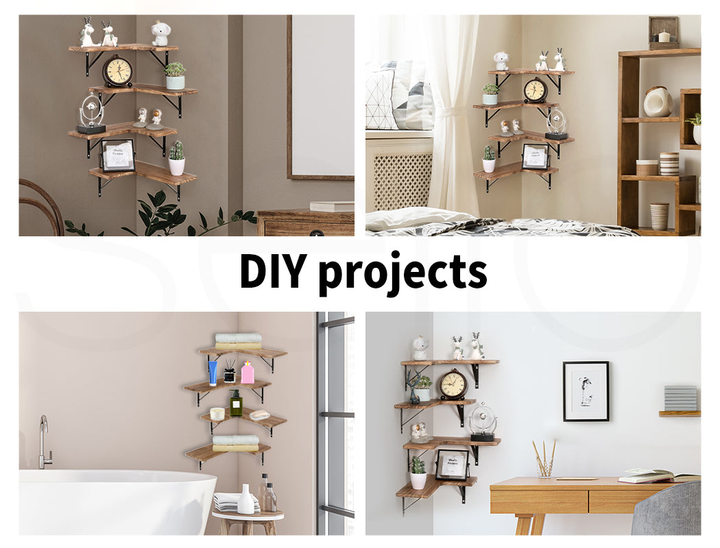 Levede Floating Shelf DIY Corner Hanging - Levede