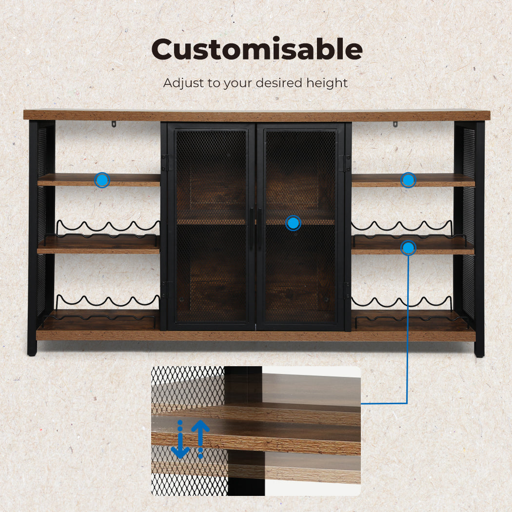Levede Bar Cabinet Buffet Sideboard - Levede