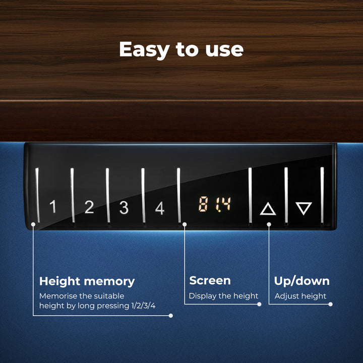 Levede Motorised Standing Desk Height 120cm 800x 1.5MM