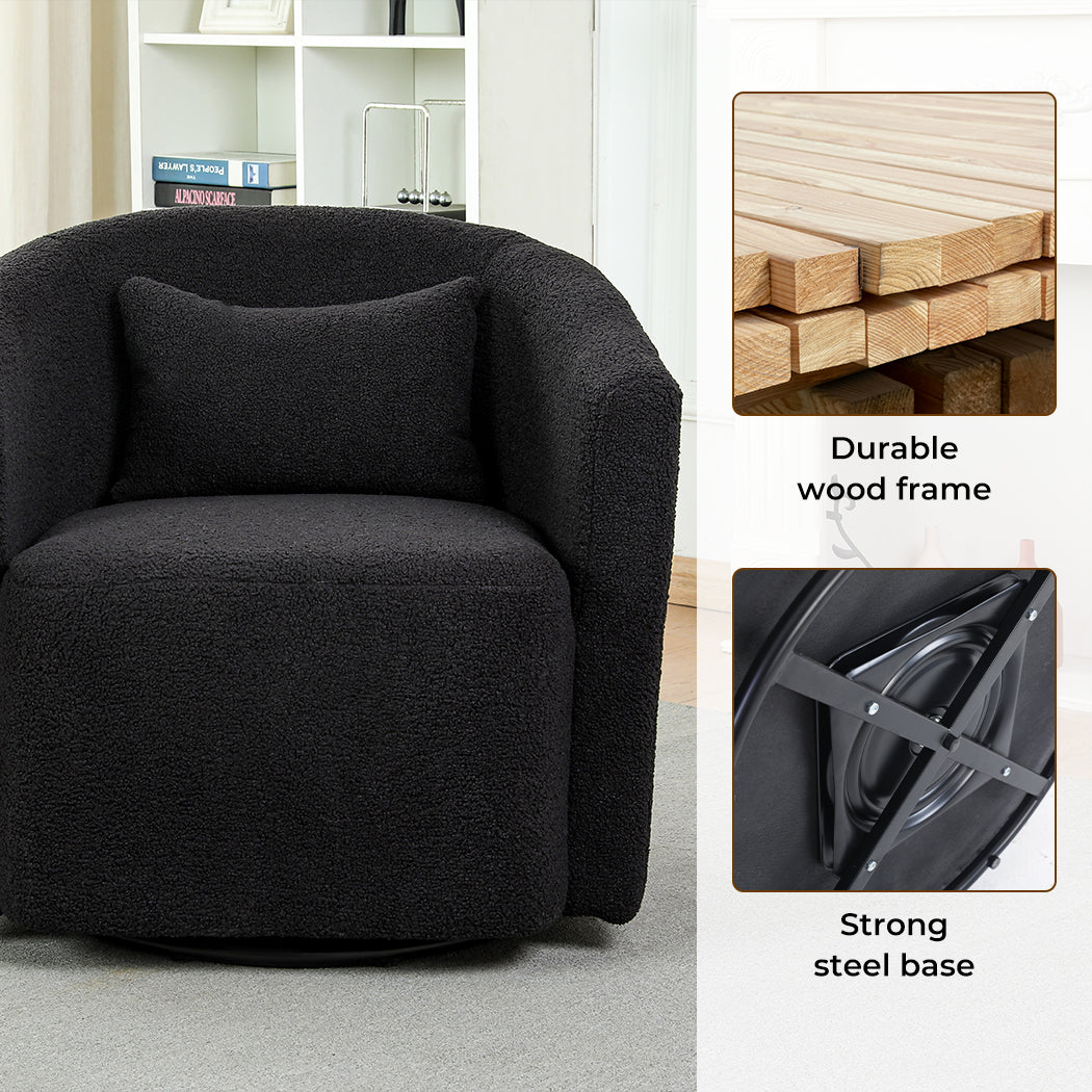 Swivel Barrel Armchair Tub