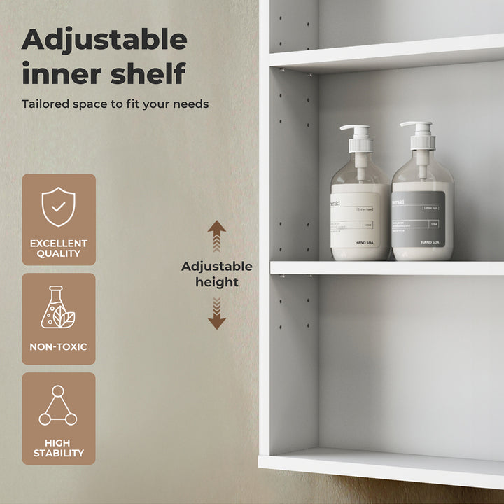 Bathroom Mirror Cabinet - Wall Mounted