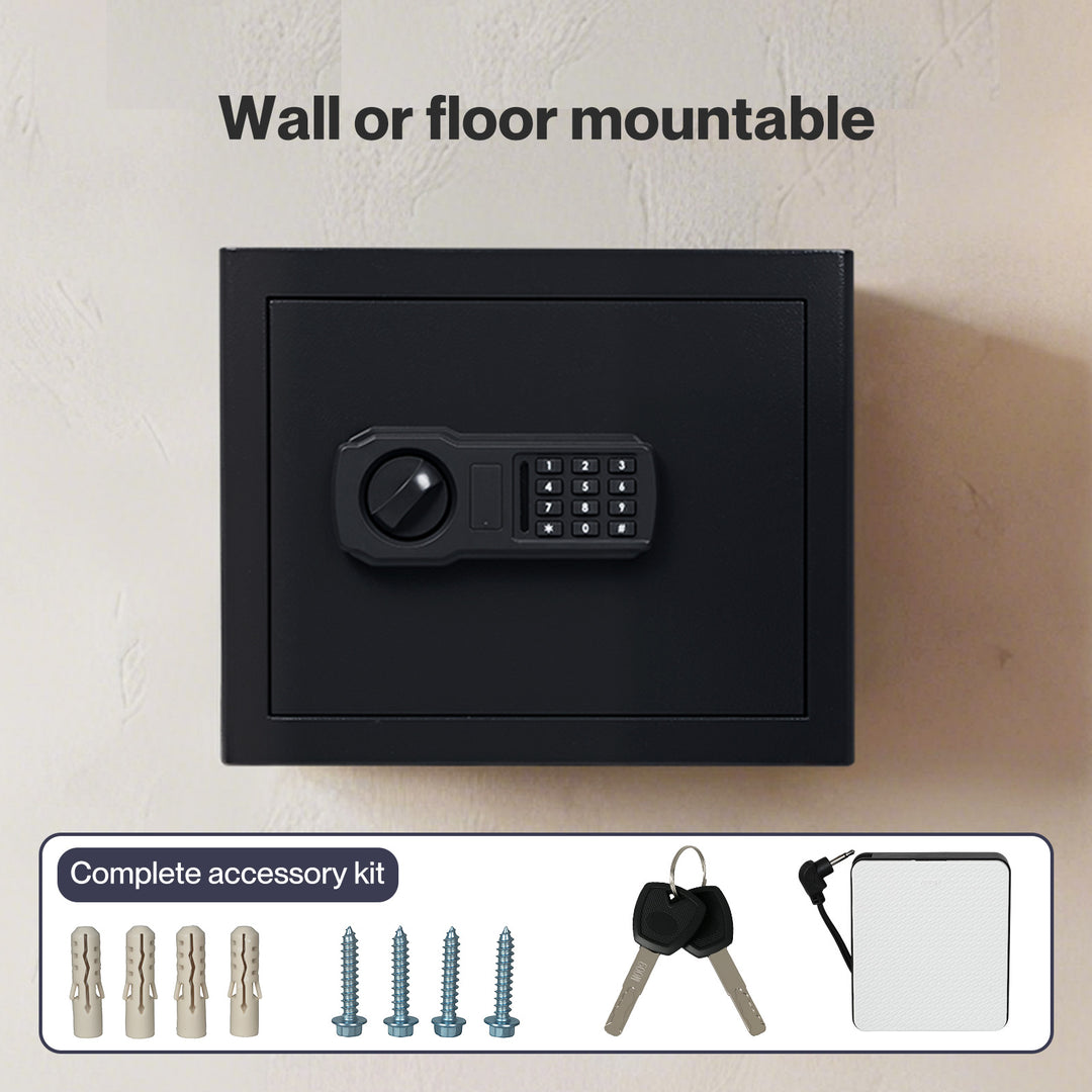 Safe Fireproof Security Box Home Office Cash Lock Deposit Password 31L