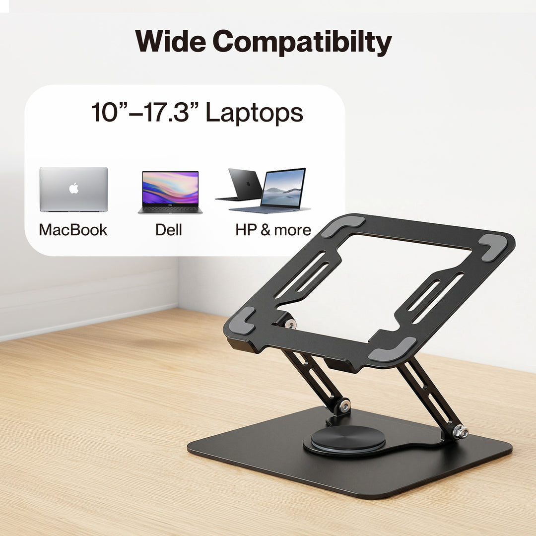 Portable Laptop Stand 360 Rotating Bracket Foldable Laptop Desk Holder