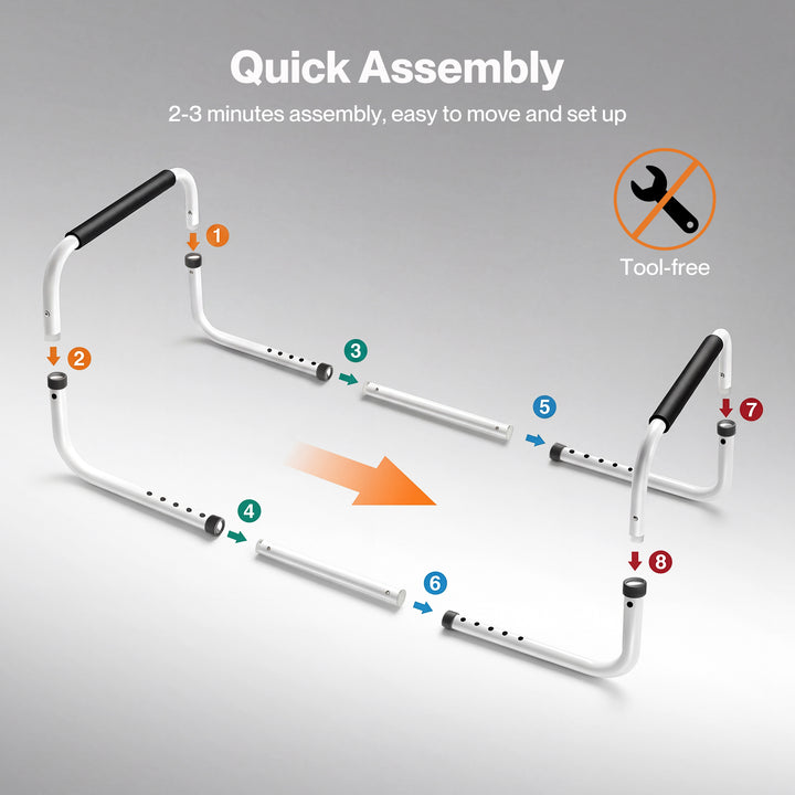 Bed Blanket Lifter for Feet Knee Ankle Cradle 66-86cm Adjustable Height