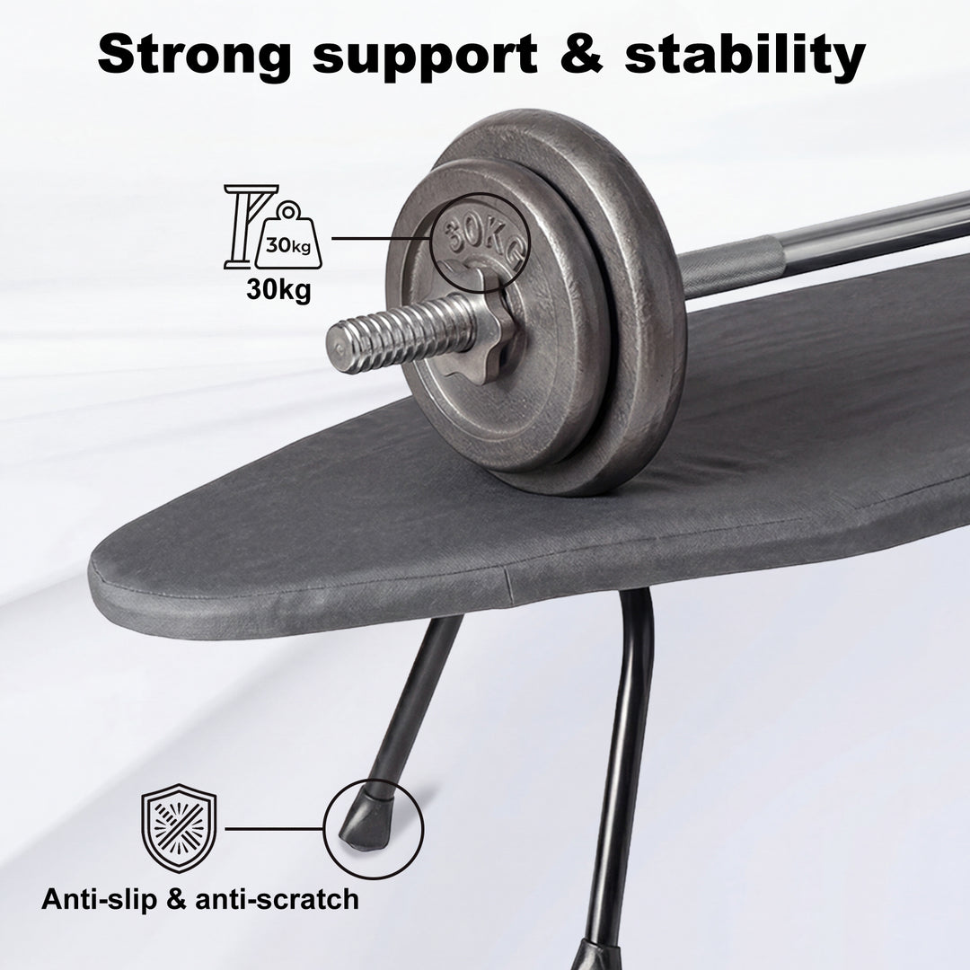 Metal Table Ironing Board Folding Heat Resistant Cover 100% Cotton Pad
