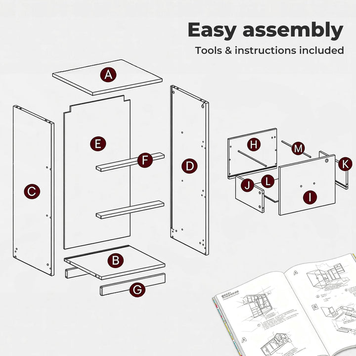 File Cabinet 3 Lockable Drawers Modern Filing Storage Home Office White