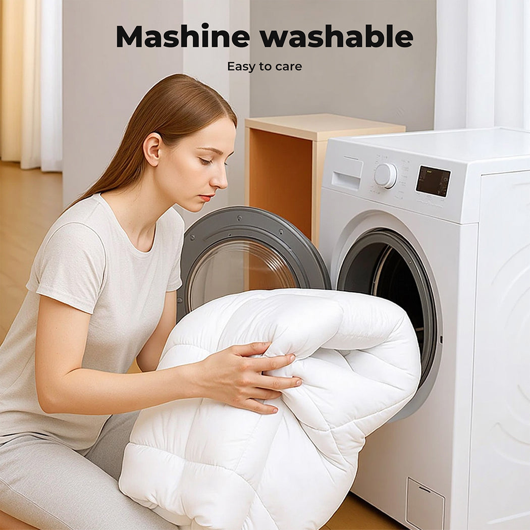 Bedding Mattress Topper Pillowtop Cover Protector Machine Washable.