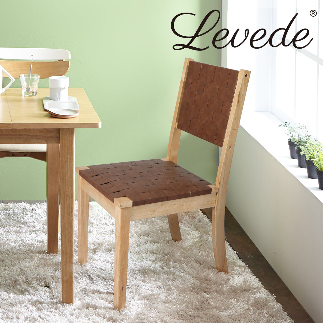 Levede Retro Dining Chairs – PU Leather