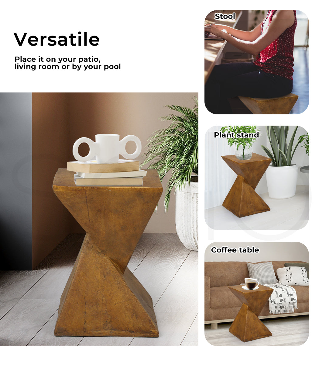 Levede Side Table Coffee Terrazzo Magnesia - Levede