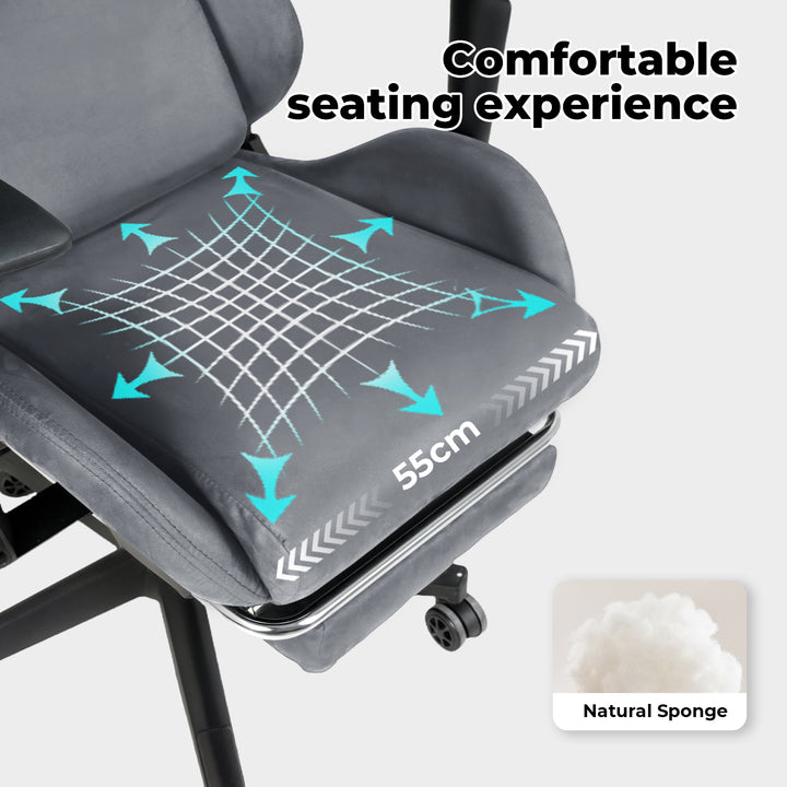 Office Chair Gaming Ergonomic High Back Reclining Study Work Swivel Seat