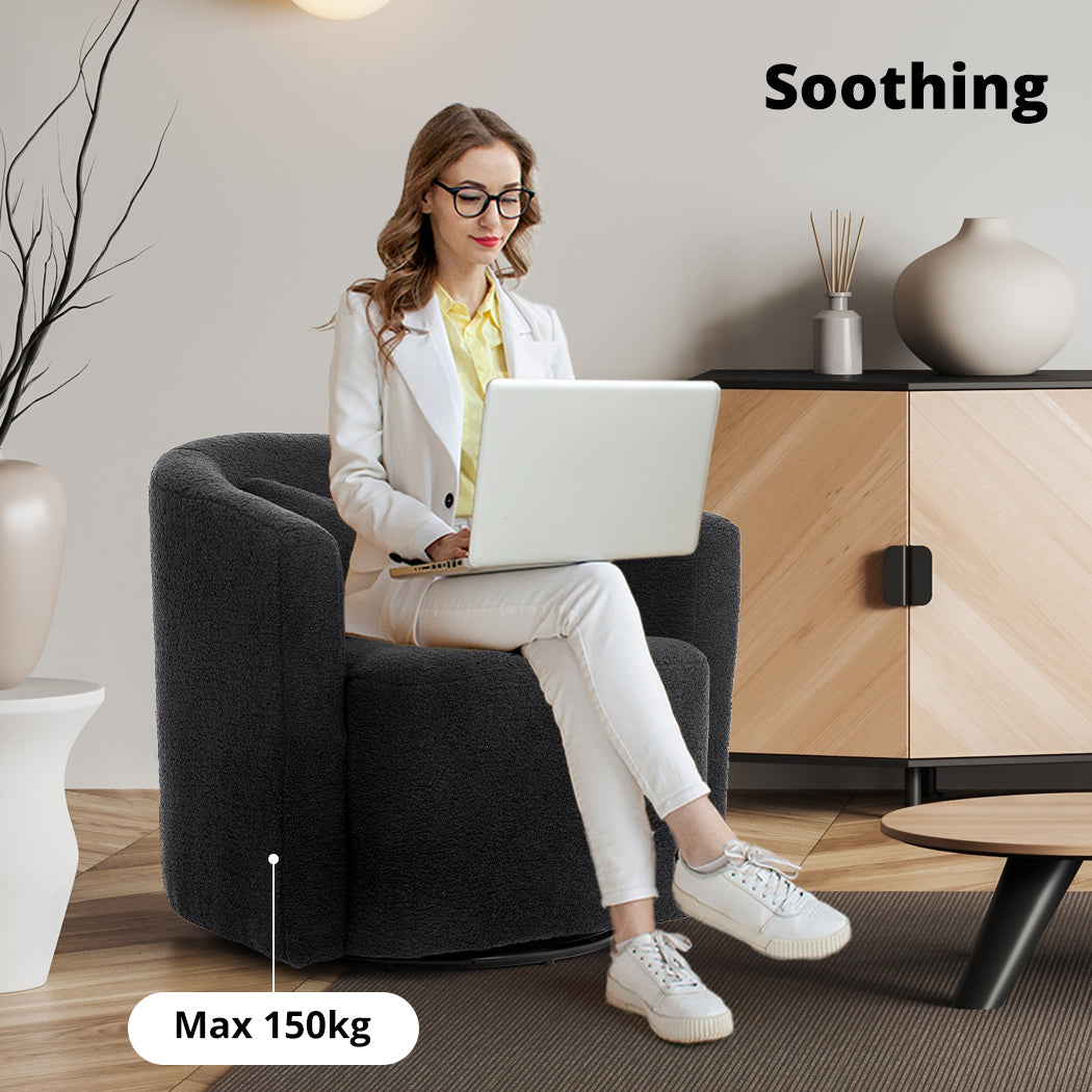 Swivel Barrel Armchair Tub