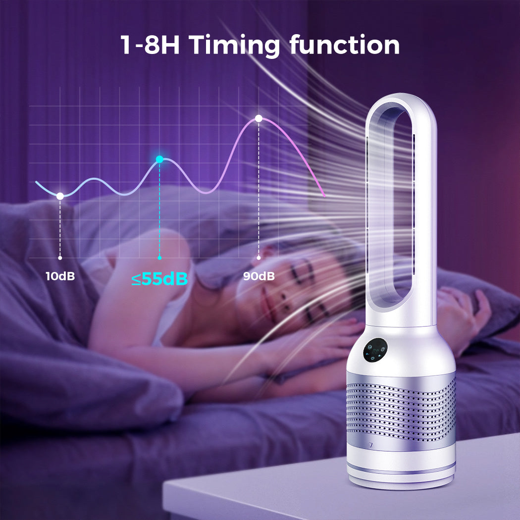 Spector 3 in 1 Bladeless Tower Fan Heater Cooler Purifying HEPA Oscillating