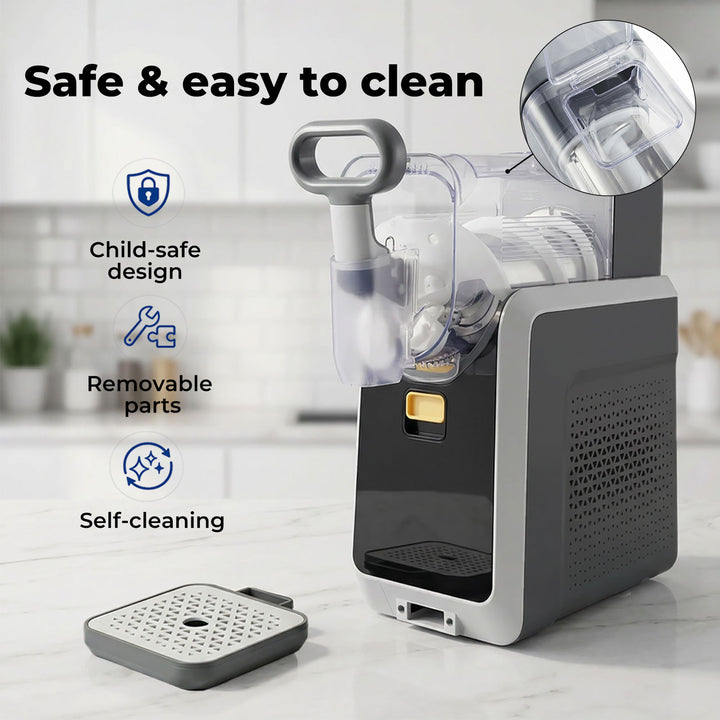 2L Home Slush Machine Rapid Chill Self-Cleaning  5 Presets Drink Maker