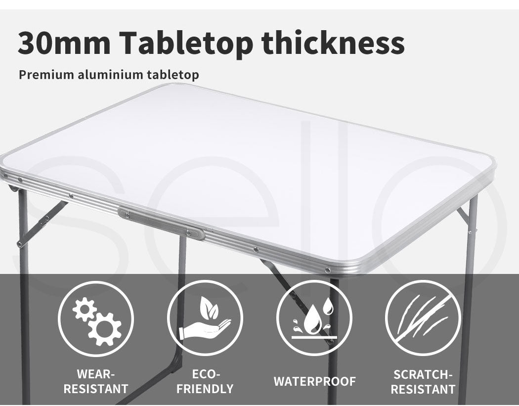 Levede Folding Camping Table Aluminium - Levede