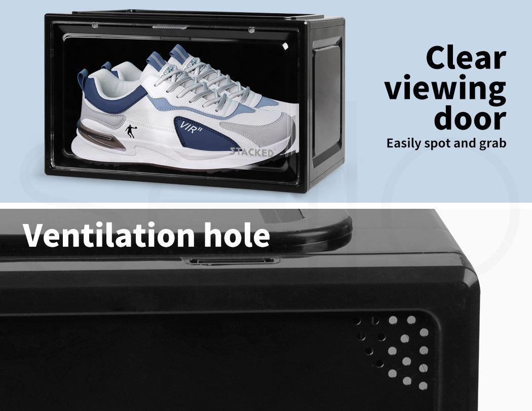 Magnetic Sneaker Display Case - Black