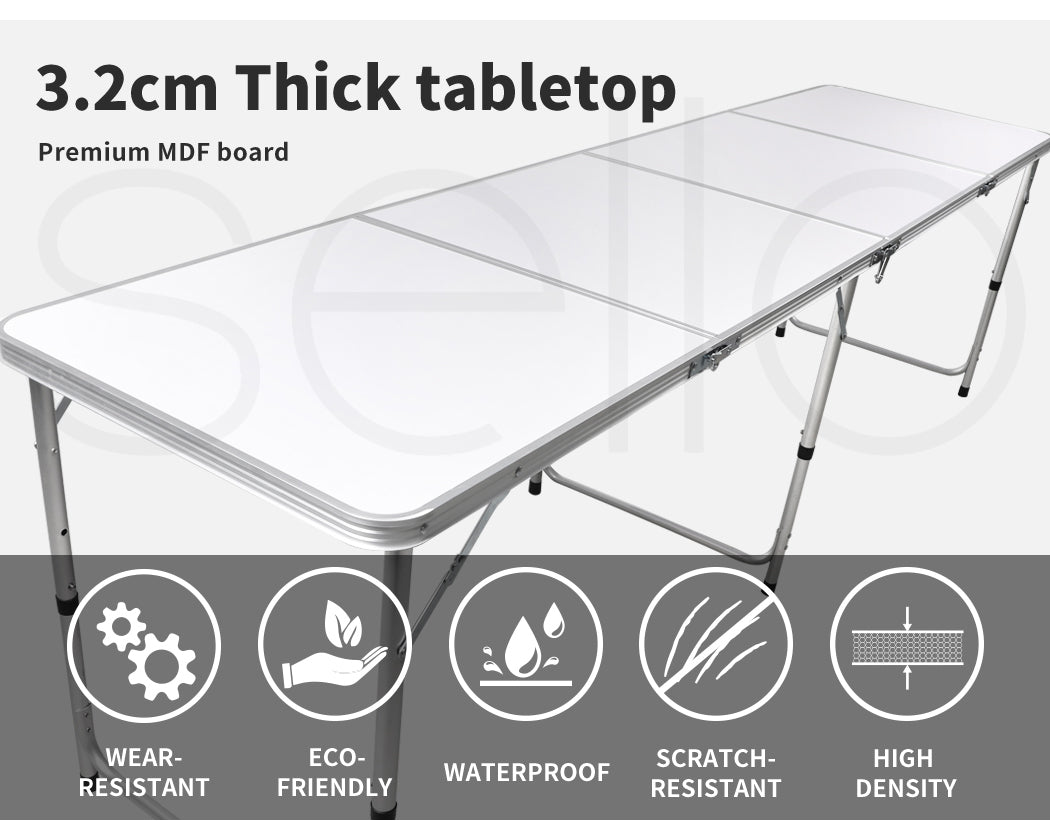 Levede Folding Camping Table Portable - Levede