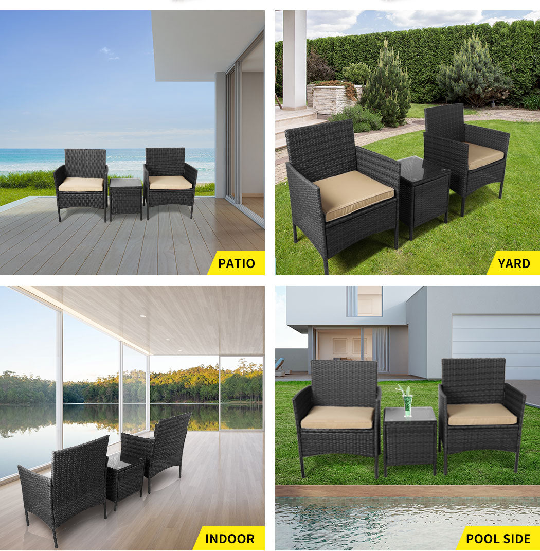 Levede Outdoor Furniture Setting Patio - Levede