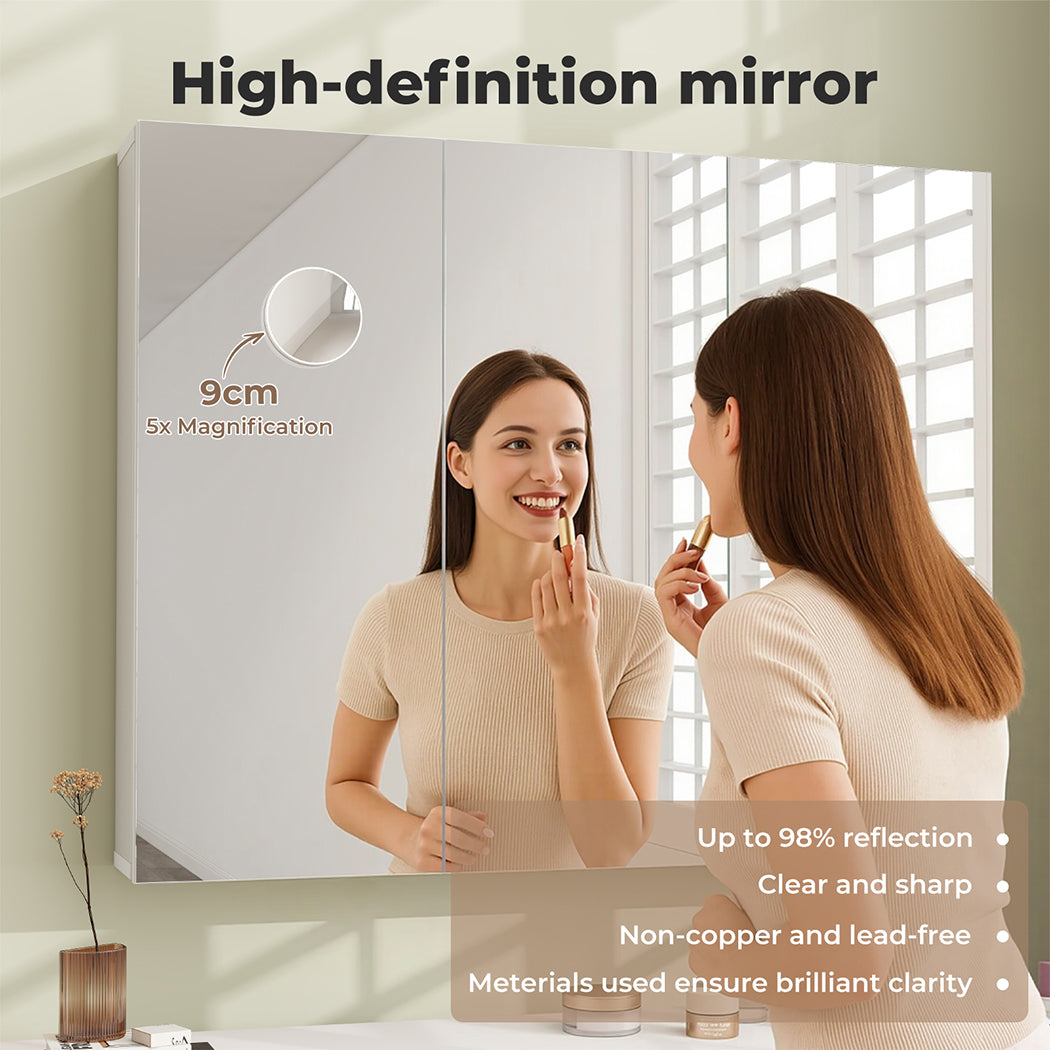 Bathroom Mirror Cabinet - Wall Mounted