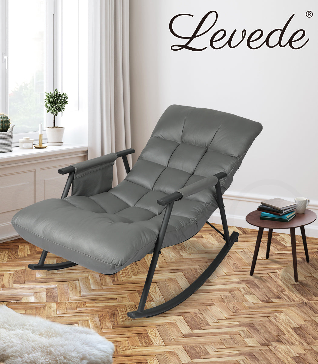 Levede Accent Chair Recliner Armchair Grey - Levede