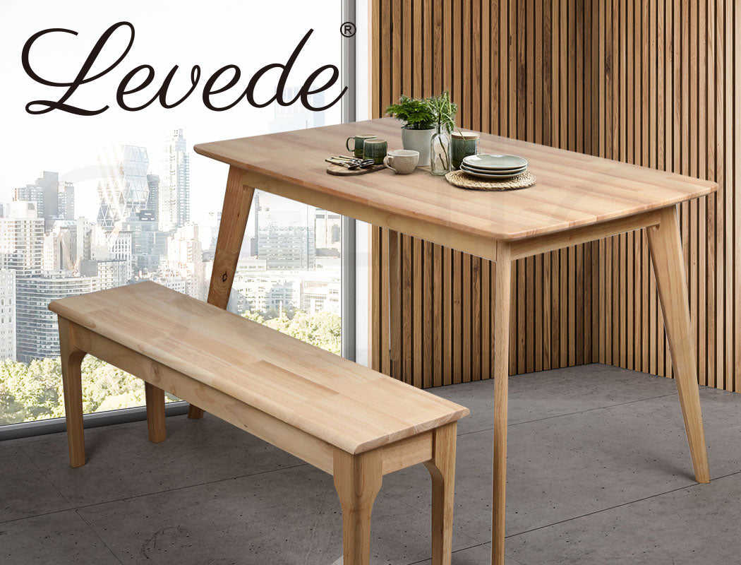 Levede Dining Sets 1XTable+1XBench Chair - Levede