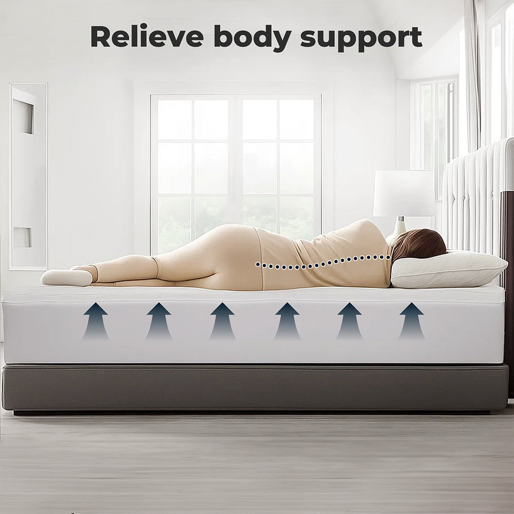 Bedding Mattress Topper Pillowtop Cover Protector Machine Washable.