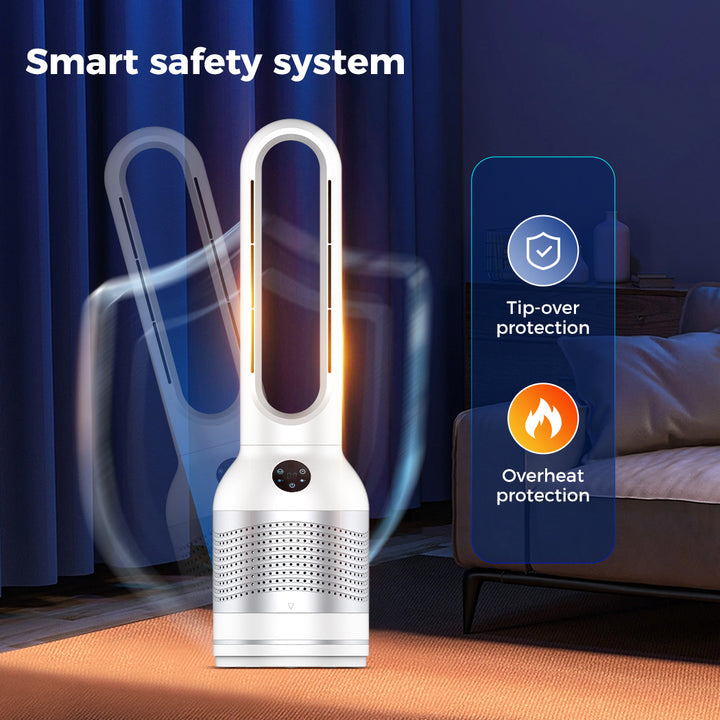 Spector 3 in 1 Bladeless Tower Fan Heater Cooler Purifying HEPA Oscillating
