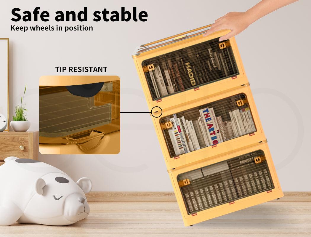 Stackable Plastic Storage Containers (28L / 55L / 124L)