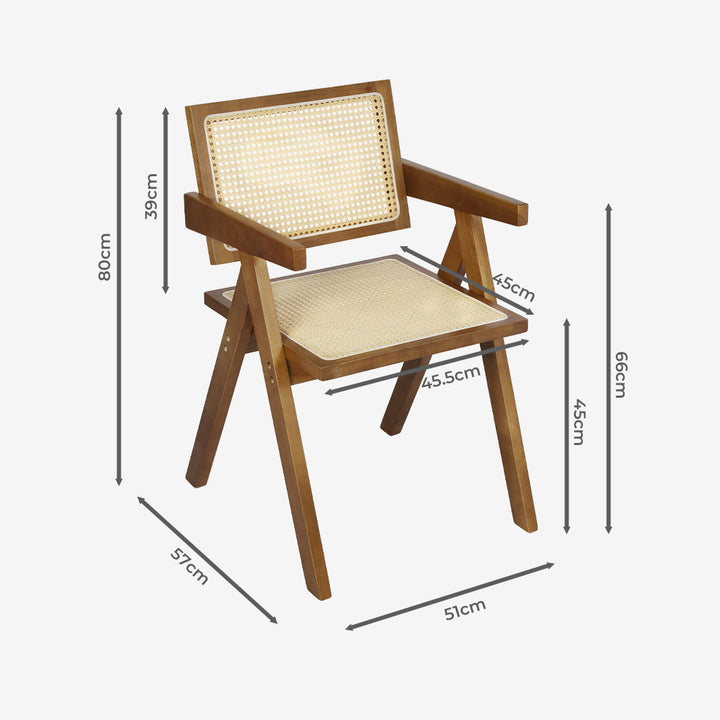Levede Wicker Dining Chairs – Rattan