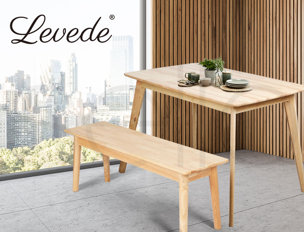 Levede 1XDining Chairs Bench Chair Seat Nature - Levede