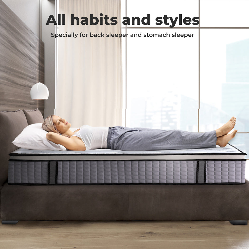 queen mattress with reinforced corners and firm edge support