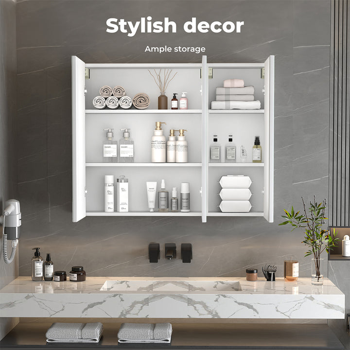 Bathroom Mirror Cabinet - Wall Mounted