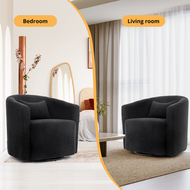 Swivel Barrel Armchair Tub
