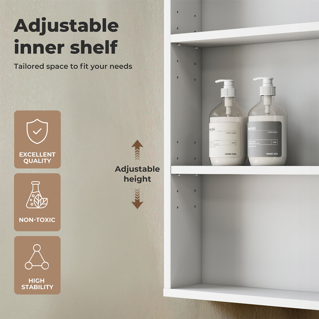 LED Bathroom Mirror Cabinet with Storage