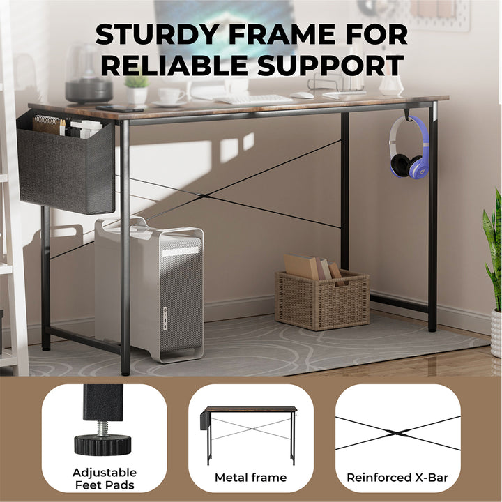 Levede Computer Desk Study Table with Storage - Levede