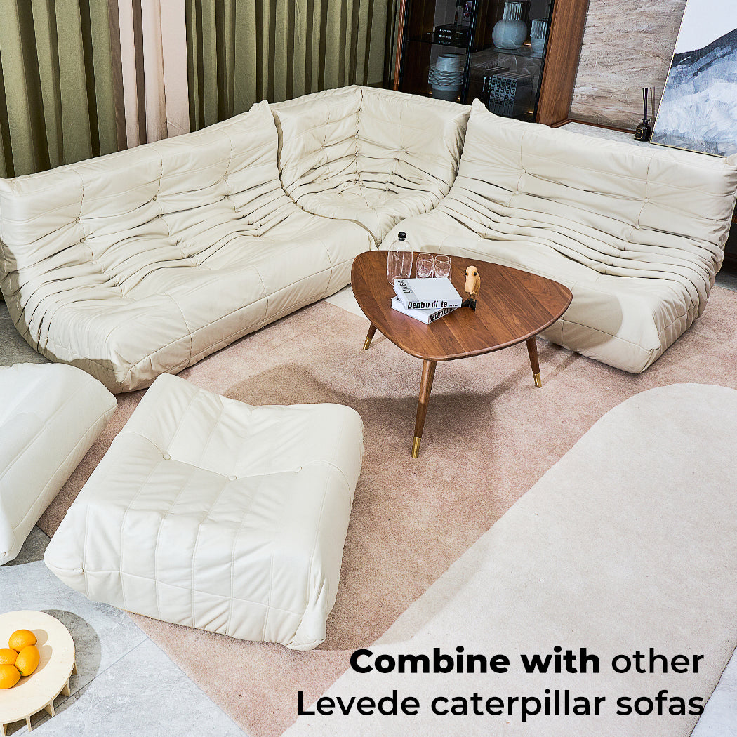 Levede Corner Seaters Floor Sofa Caterpillar Lounge - Levede